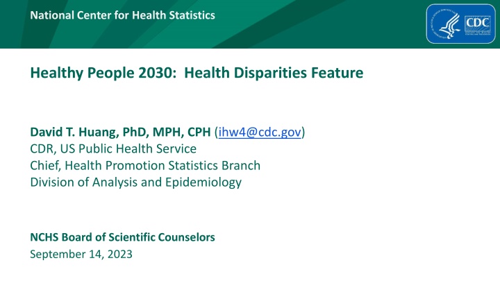 national center for health statistics