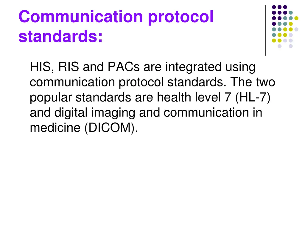 communication protocol standards 1