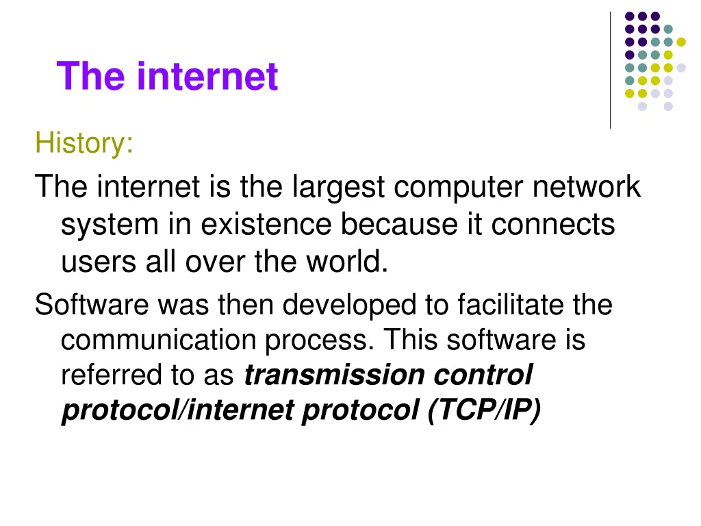 the internet 1