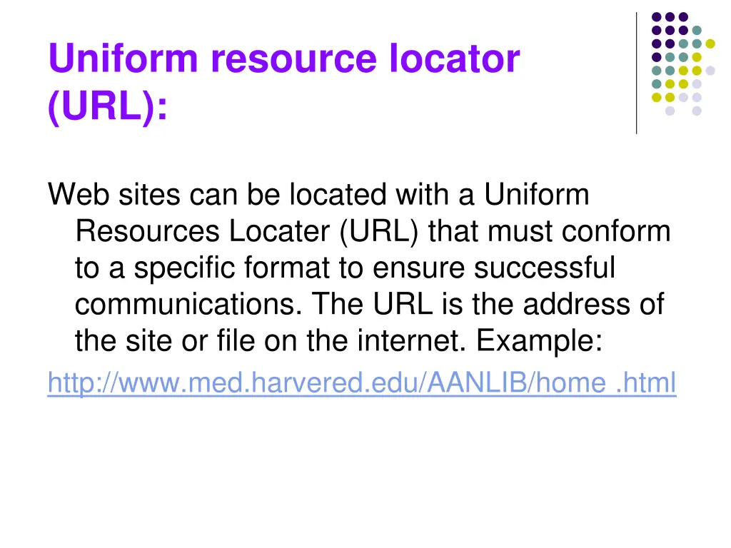 uniform resource locator url