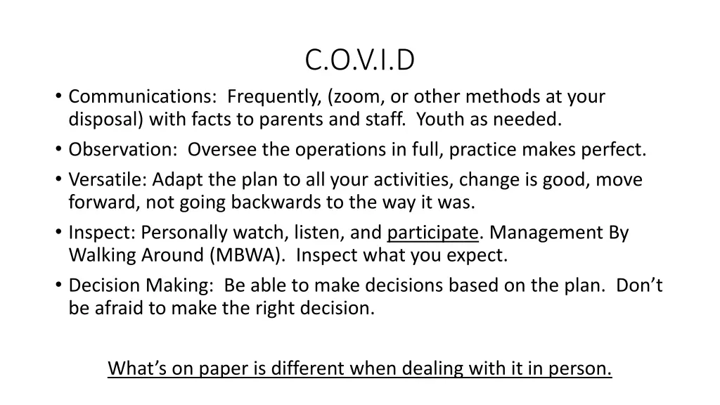 c o v i d