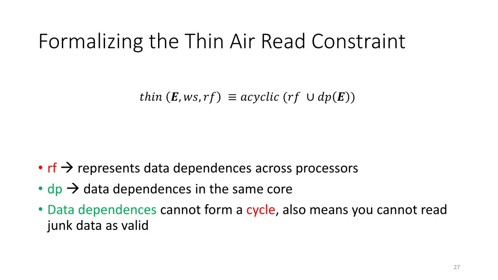 formalizing the thin air read constraint