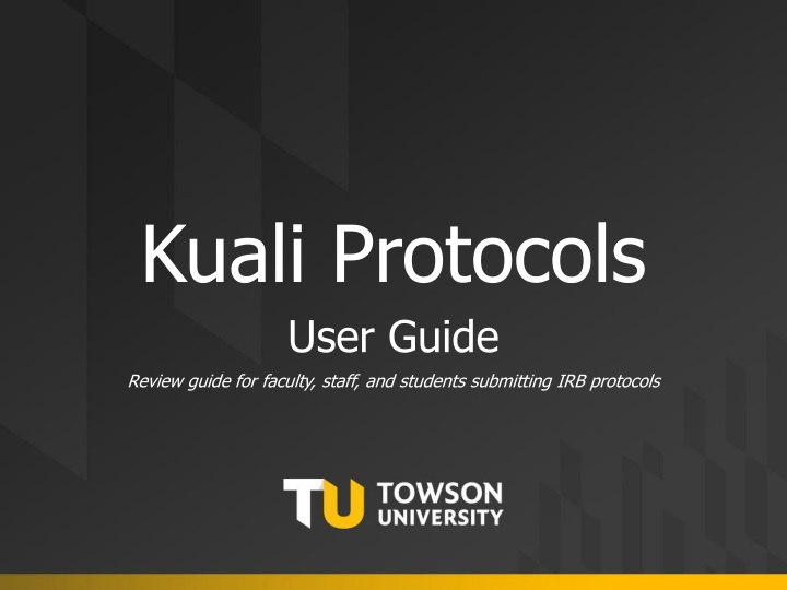 kuali protocols user guide review guide