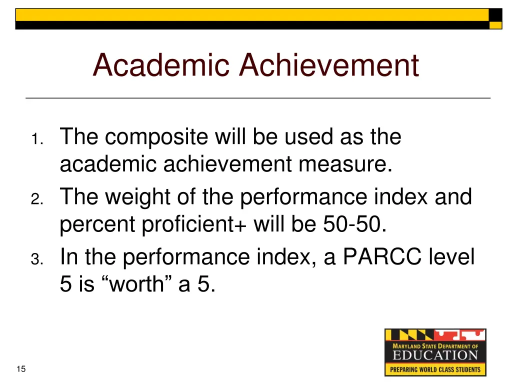 academic achievement