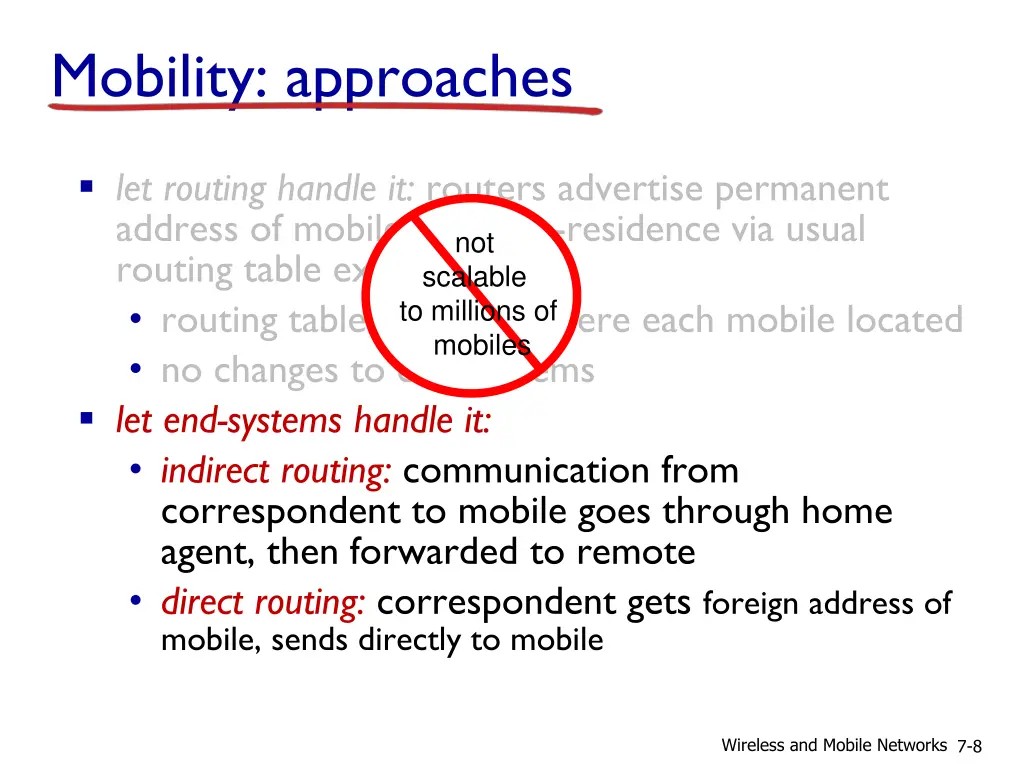 mobility approaches 1