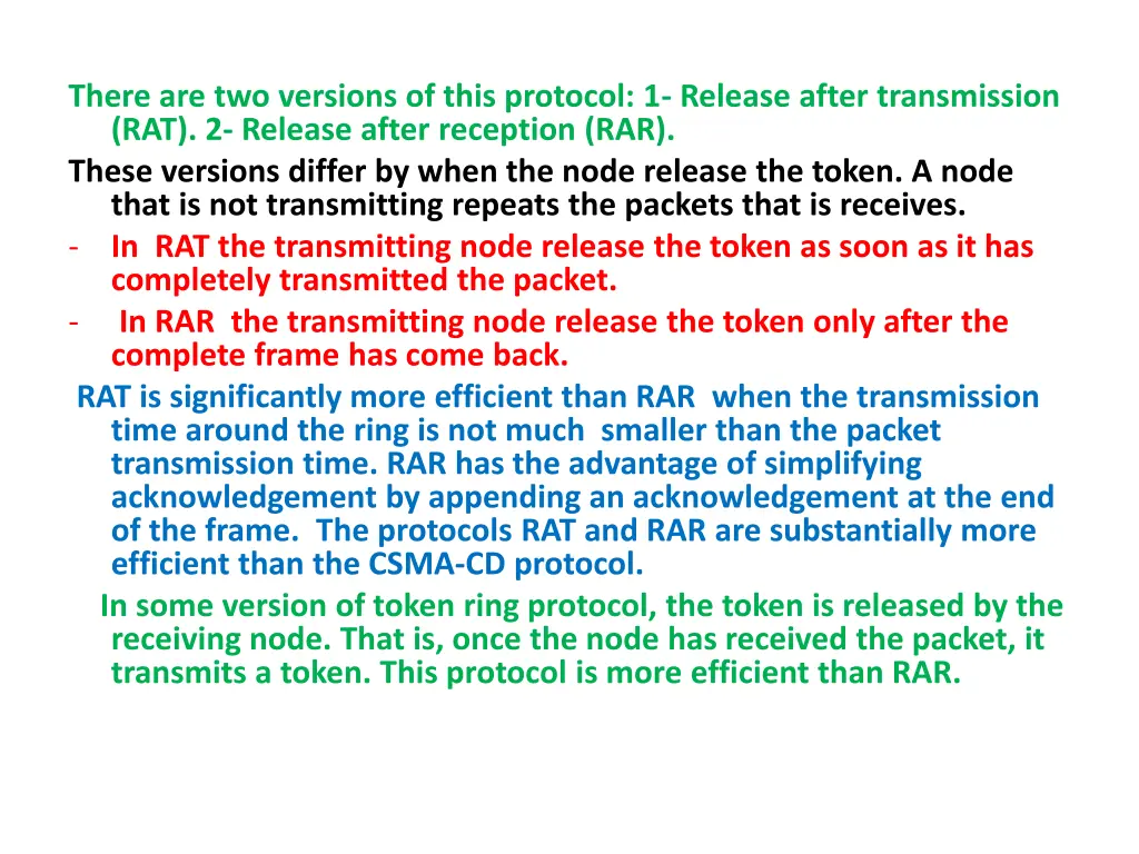 there are two versions of this protocol 1 release