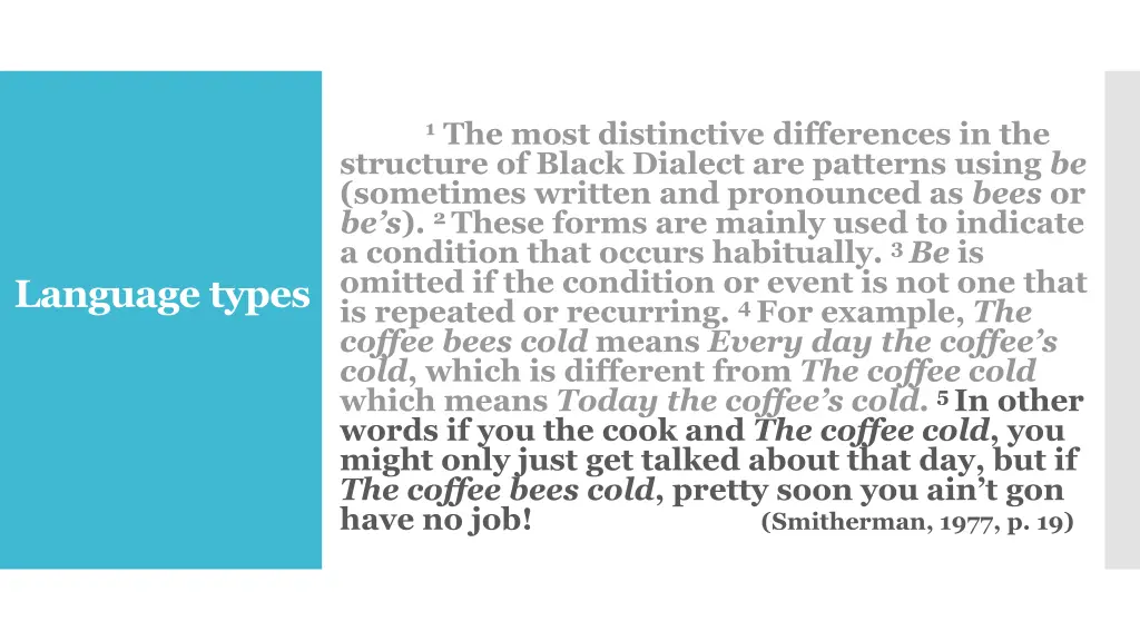 1 the most distinctive differences 1