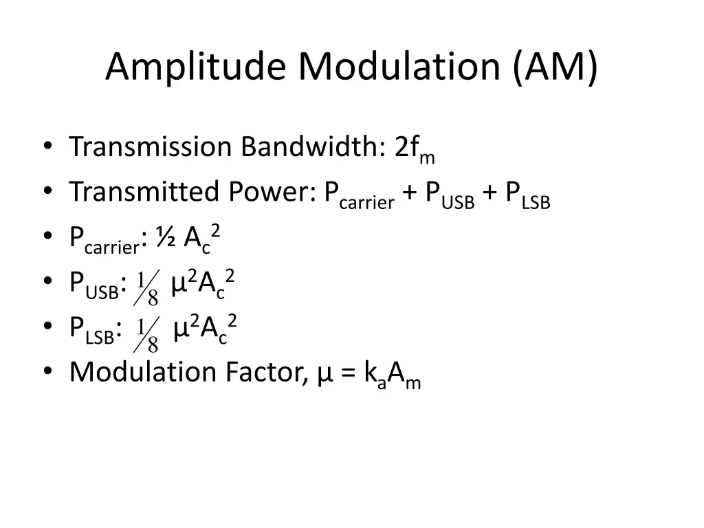 amplitude modulation am 3