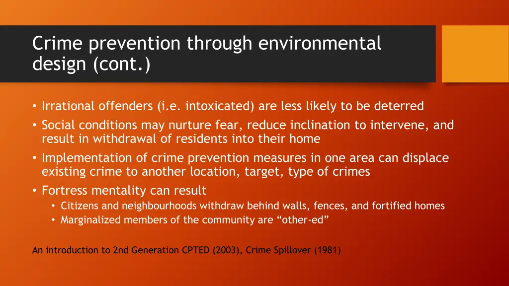 crime prevention through environmental design cont 2