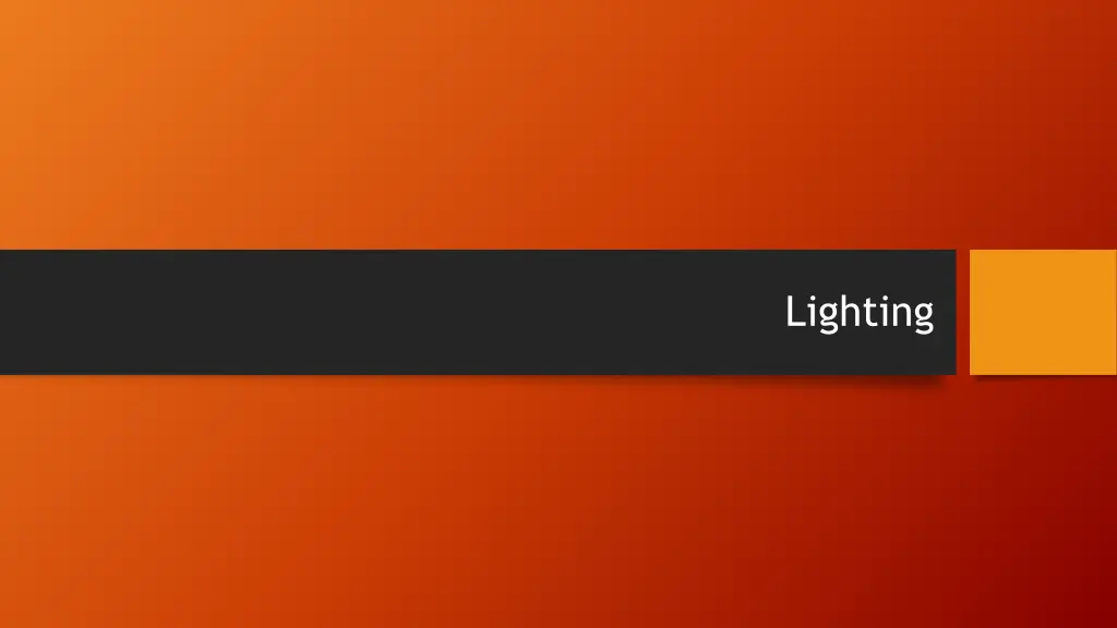 lighting