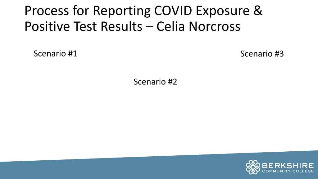 process for reporting covid exposure positive