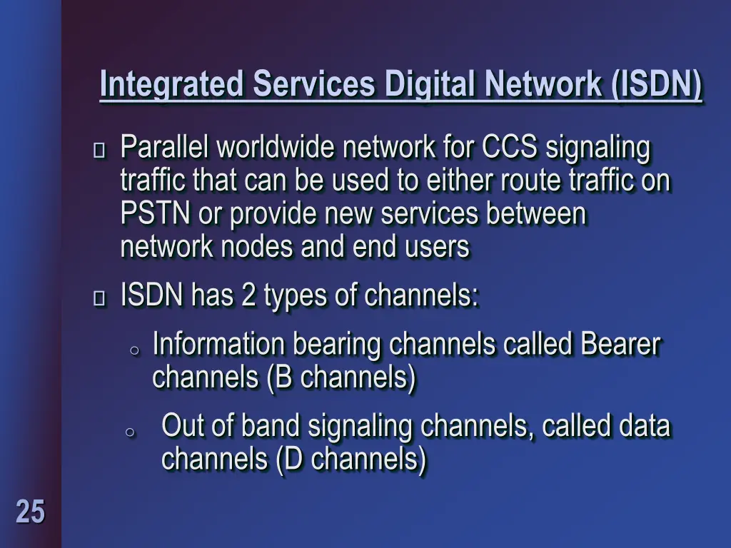 integrated services digital network isdn
