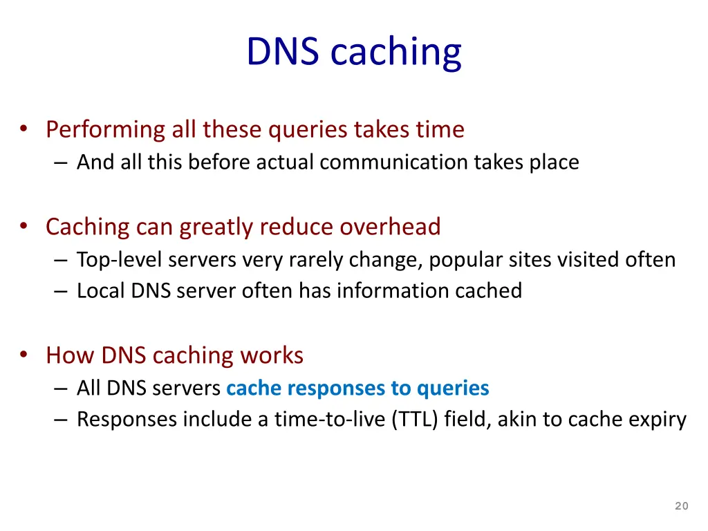 dns caching