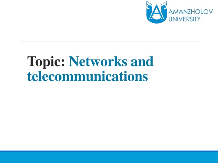 topic networks and telecommunications