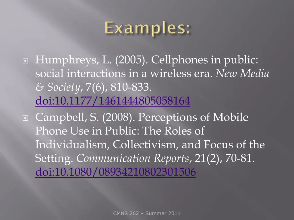 humphreys l 2005 cellphones in public social
