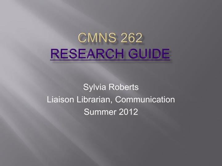 research guide