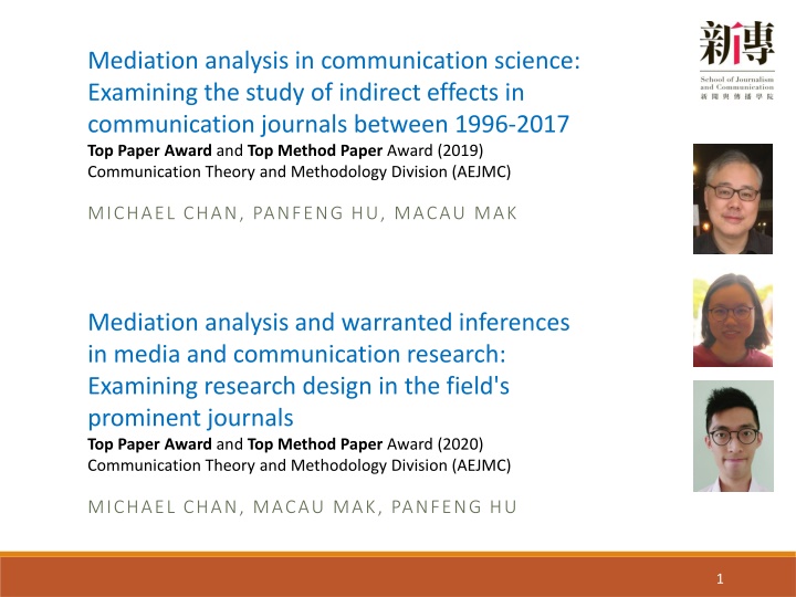 mediation analysis in communication science