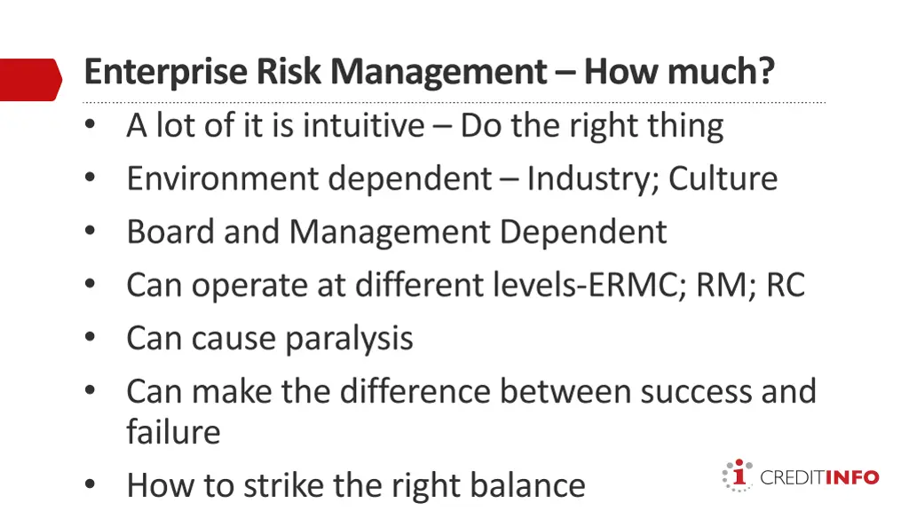 enterprise risk management how much