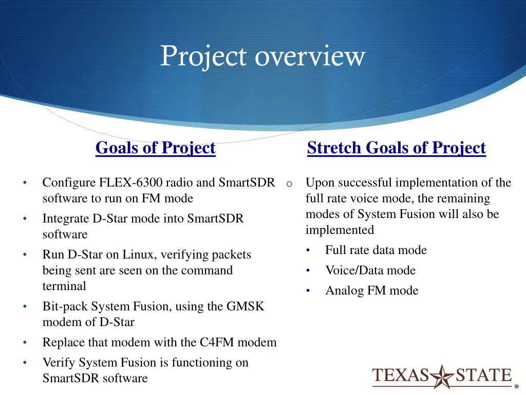 project overview