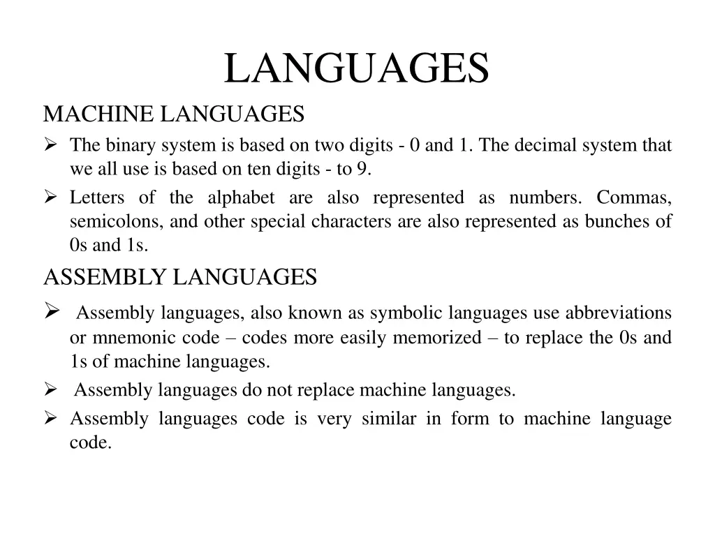 languages