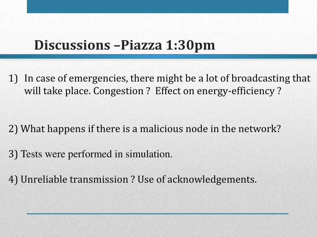 discussions piazza 1 30pm