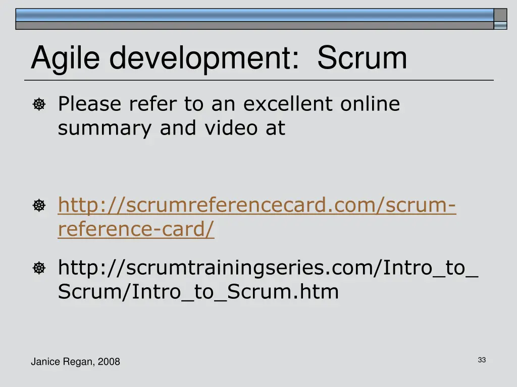 agile development scrum