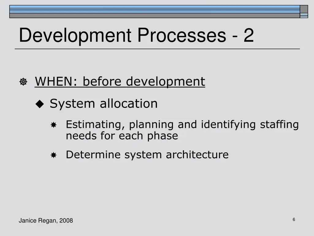 development processes 2