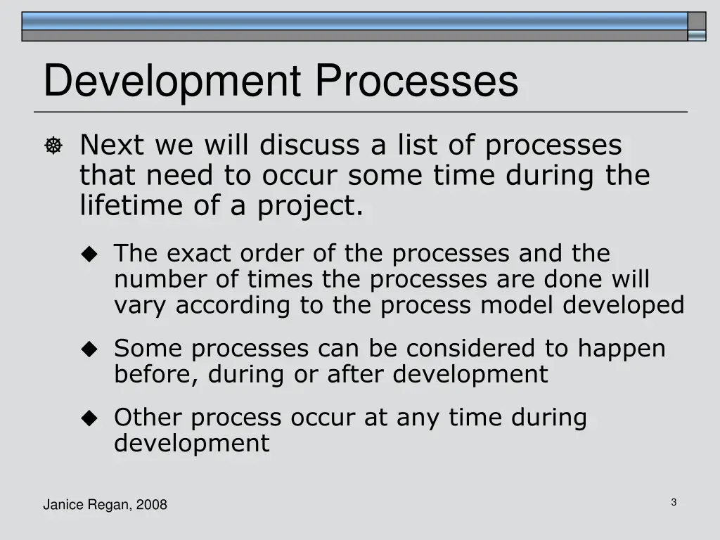development processes