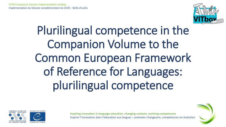 cefr companion volume implementation toolbox impl