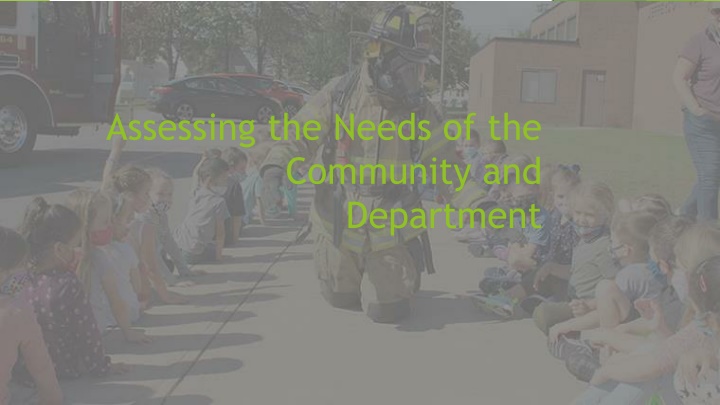 assessing the needs of the community and
