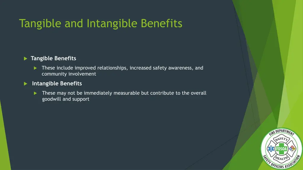 tangible and intangible benefits