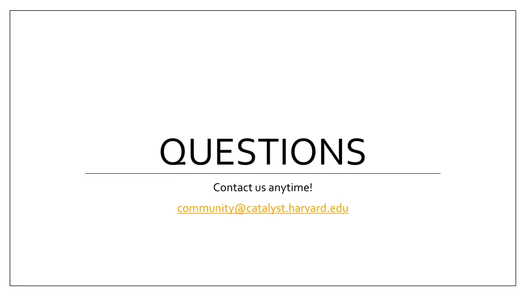 questions