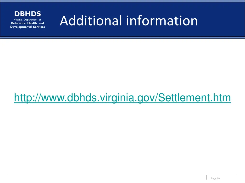 dbhds virginia department of behavioral health 22