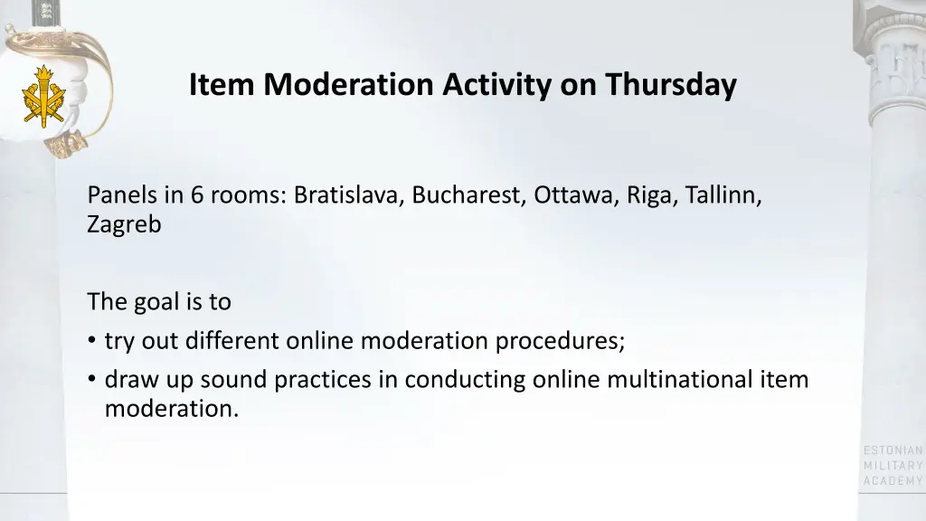item moderation activity on thursday