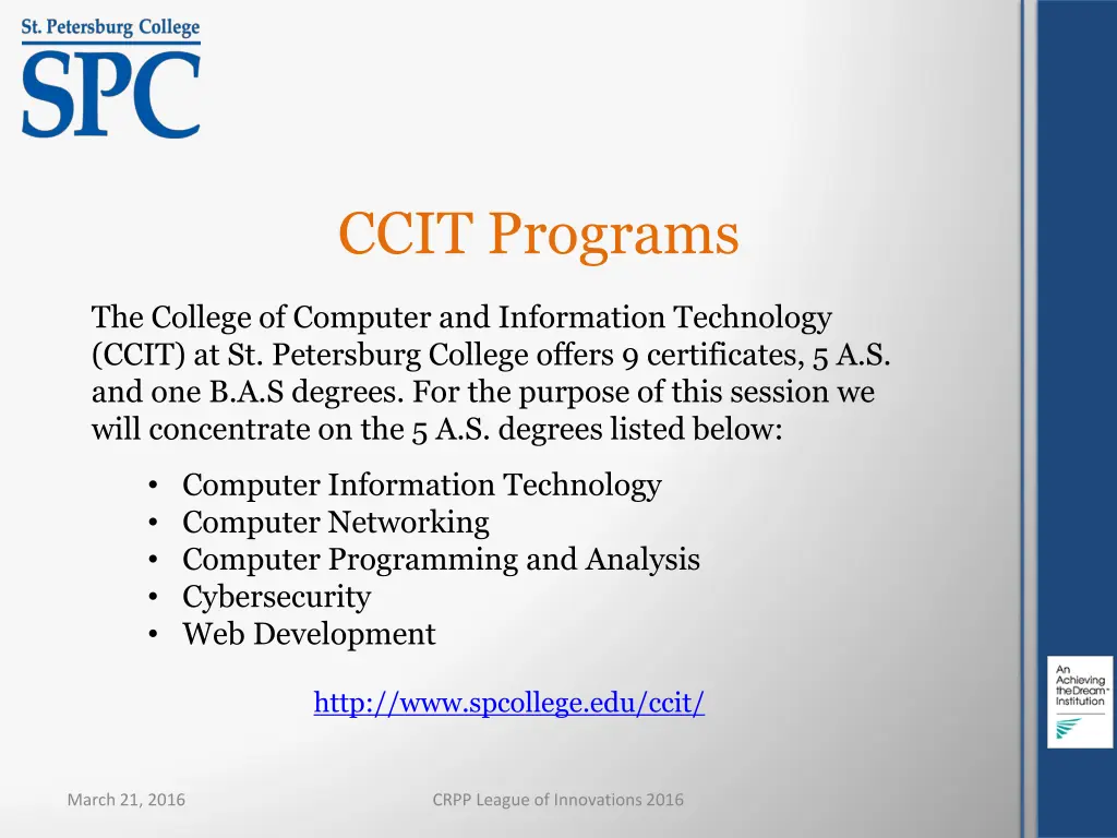 ccit programs