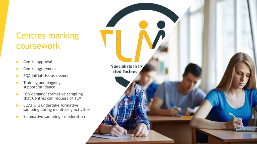 centres marking coursework