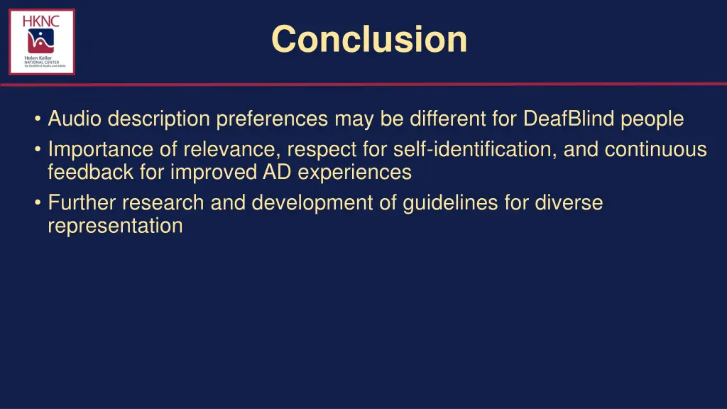 conclusion