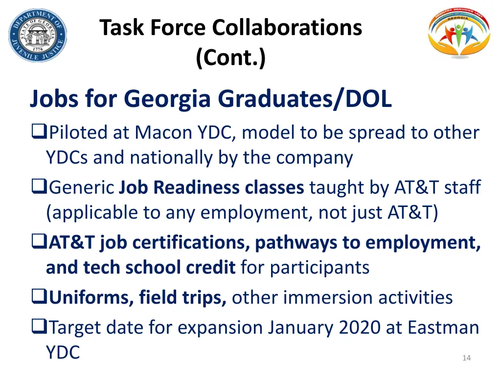 task force collaborations cont