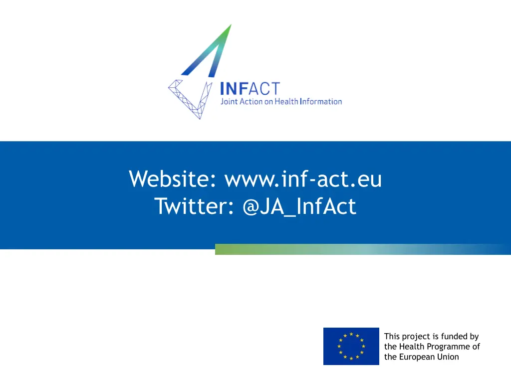 website www inf act eu twitter @ja infact