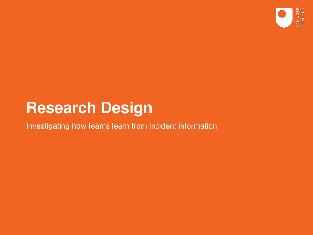 research design