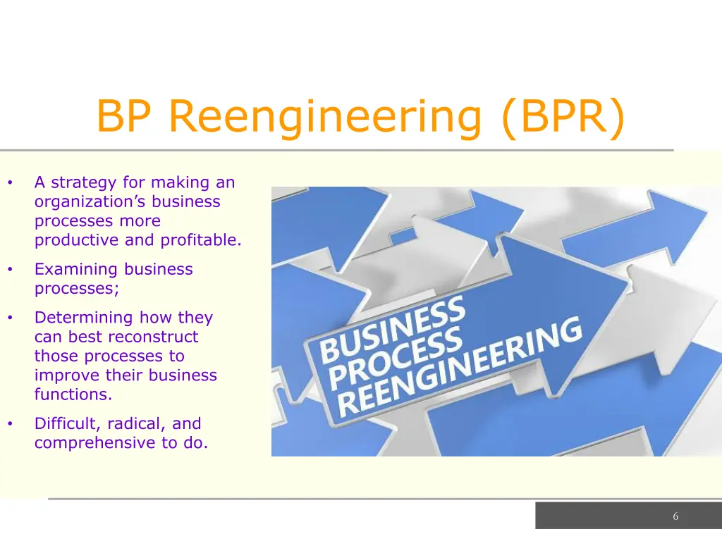bp reengineering bpr