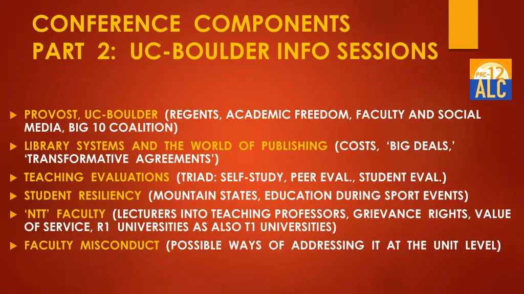 conference components part 2 uc boulder info