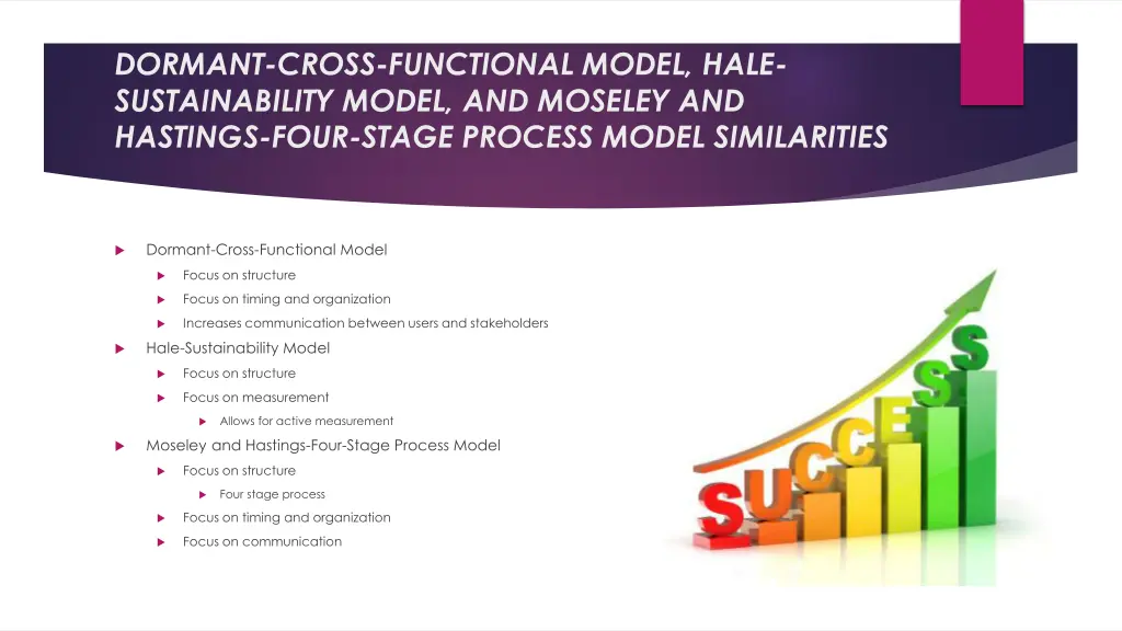 dormant cross functional model hale
