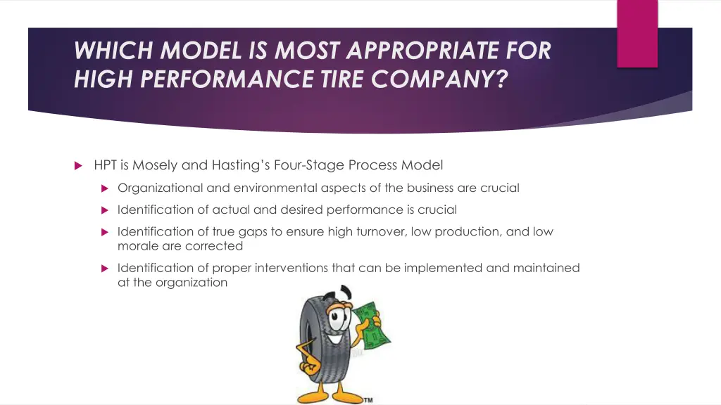 which model is most appropriate for high
