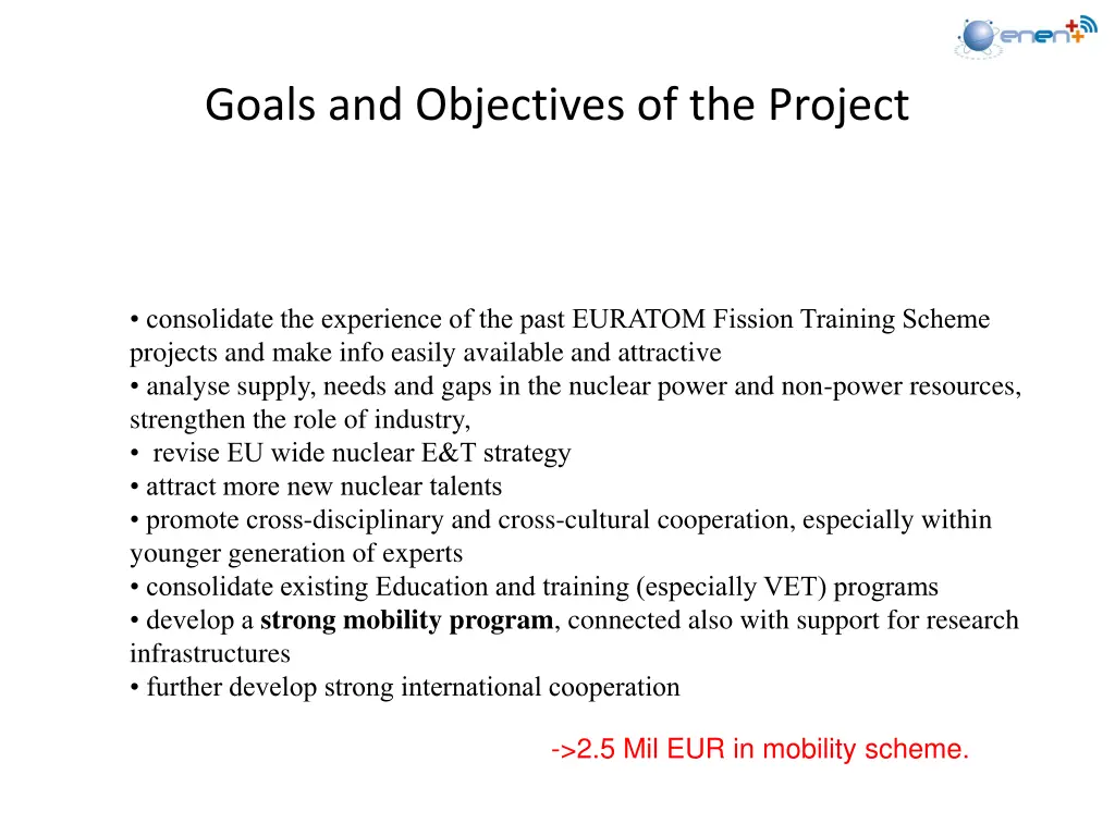 goals and objectives of the project 2
