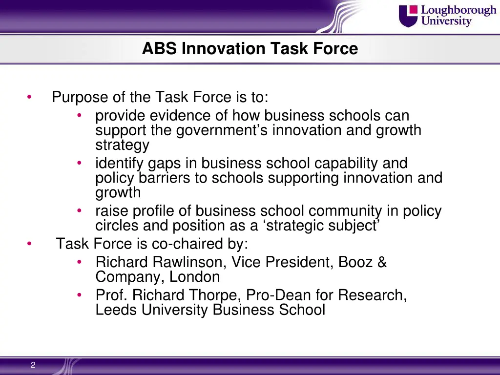 abs innovation task force