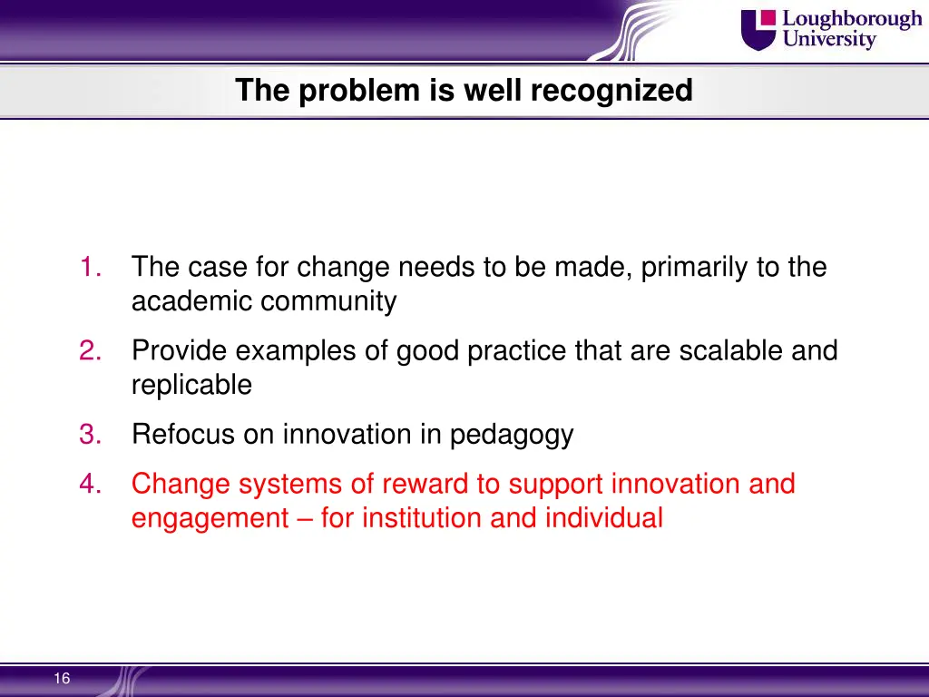 the problem is well recognized 3