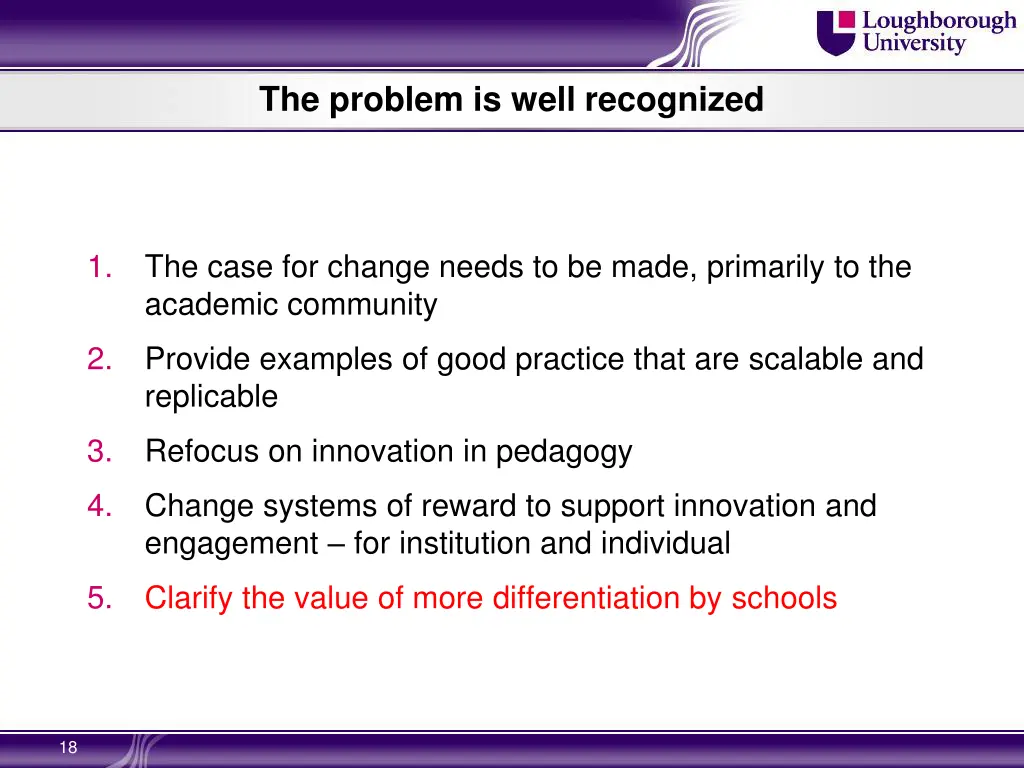 the problem is well recognized 4
