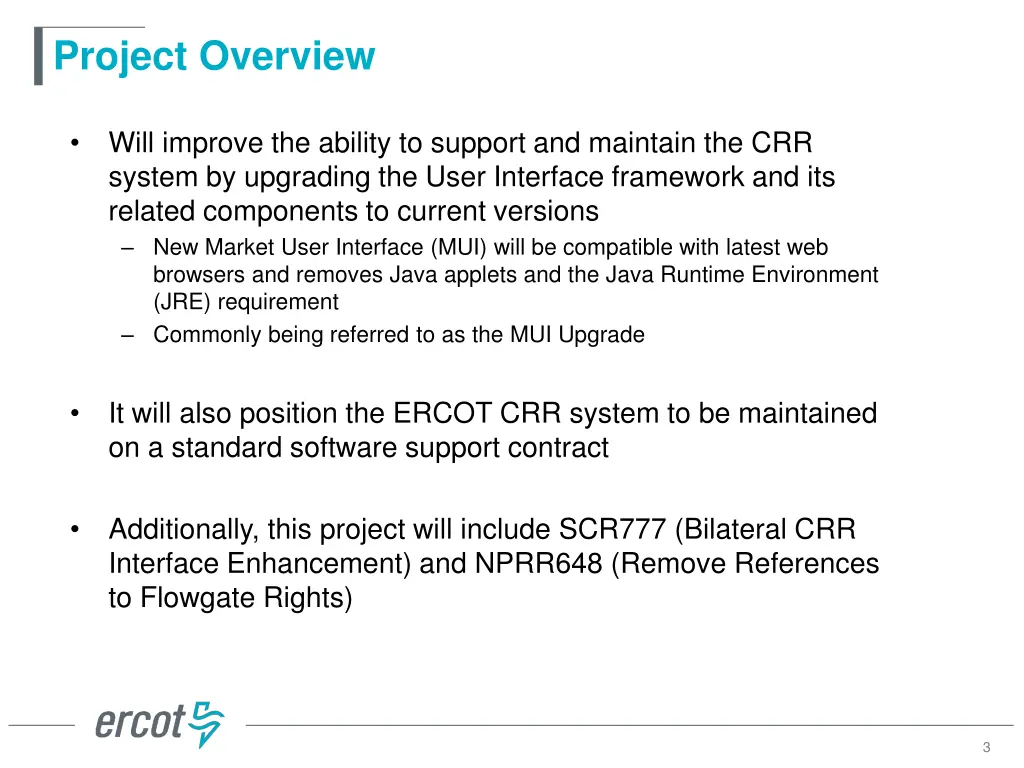 project overview