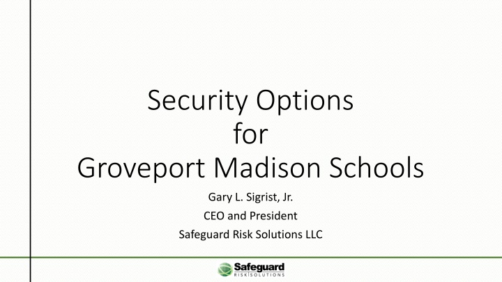 security options for groveport madison schools